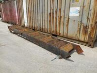 Steel & Cast Iron Decorative Staircase 3.440 Mtr Apx Total Rise High 0.610 Mtr Internal Width   - Used