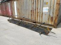Steel & Cast Iron Decorative Staircase 3.760 Mtr Apx Total Rise High 0.535 Mtr Internal Width   - Used