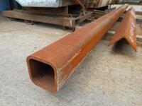 4.750 Mtr of 150 mm x 150 mm x  12.5mm Steel Box Section  ( Unused Stock Rusty )