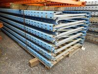 Dexion Ramada Sp80 Pallet Racking Upright Frame  4.035 Mtr High x 1100 mm Wide  Used  Blue  Industrial Steel Rack - Shelving - Storage - Not Redirack, Planned Storage, Stakrak or Link 51