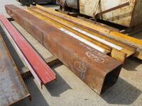 3.660 Mtr of 250 mm x 250 mm x  10mm Steel Box Section  ( Used Stock Rusty )
