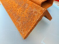 100 mm x 75 mm x 11 mm Mild Steel Angle Iron 5.050 Mtr - Unused Stock Rusty