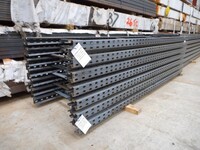 Link 51 Pallet Racking Upright Frame  3.150 Mtr x 900 mm  Used Grade 1  Dark Grey  Industrial Steel Racking - Shelving - Storage - Not Redirack, Dexion, Planned Storage, or Stakrak