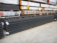 Link 51 Pallet Racking Upright Frame  6.000 Mtr x 900 mm  Used Grade 1  Dark Grey  Industrial Steel Racking - Shelving - Storage - Not Redirack, Dexion, Planned Storage, or Stakrak