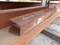 140 mm x 100 mm x 8 mm Mild Steel Angle Iron 1.400 Mtr - Used Stock Rusty