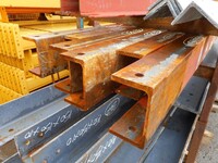 150mm x 90mm x 24 Kg/m Mild Steel Channel Pfc -  3.215 Mtrs - Used