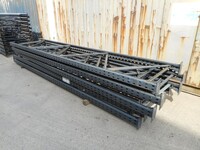 Link 51 Pallet Racking Upright Frame  4.050 Mtr x 900 mm  Used  Dark Grey  Industrial Steel Rack - Shelving - Storage - Not Redirack, Dexion, Planned Storage, or Stakrak