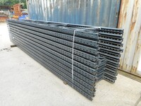 Link 51 Pallet Racking Upright Frame  6.300 Mtr x 900 mm  Used  Dark Grey  Industrial Steel Rack - Shelving - Storage - Not Redirack, Dexion, Planned Storage, or Stakrak