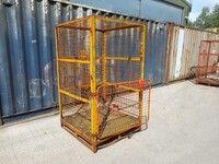Used Gas Bottle Cage / Cylinder / Storage / Security Cage - Roof, 1 Door - 1920mm High  (ref 8)