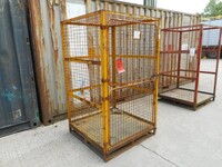 Used Gas Bottle Cage / Cylinder / Storage / Security Cage - Roof, 2 Doors - 1920mm High (ref 21)