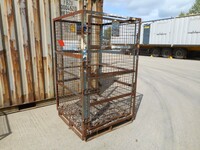 Used Gas Bottle Cage / Cylinder / Storage / Security Cage - Roof, 2 Doors - 1880mm High (ref 16)