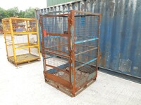 Used Gas Bottle Cage / Cylinder / Storage / Security Cage - Roof, 2 Doors - 1880mm High (ref 18)