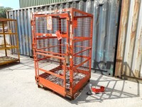 Used Gas Bottle Cage / Cylinder / Storage / Security Cage - no Roof, 2 Doors - 1890mm High  (ref 7)
