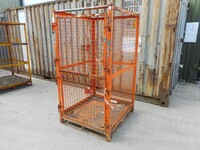 Used Gas Bottle Cage / Cylinder / Storage / Security Cage - no Roof, 2 Doors - 1890mm High  (ref 11)