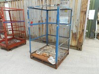 Used Gas Bottle Cage / Cylinder / Storage / Security Cage - no Roof, no Door - 1810mm High (ref 23)