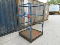 Used Gas Bottle Cage / Cylinder / Storage / Security Cage - no Roof, no Door - 1800mm High (ref 25)