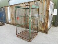 Used Gas Bottle Cage / Cylinder / Storage / Security Cage - no Roof, no Door - 1950mm High (ref 27)