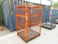 Used Gas Bottle Cage / Cylinder / Storage / Security Cage - no Roof, 2 Doors - 1910mm High  (ref 28)