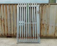 Used Palisade Gate - Galv - 2.7mtr High x 1.43mtr Wide - Steel Gate - Security Gate - Site Gate - Yard Gate