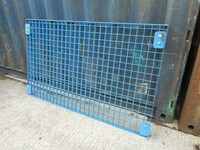 Used Floor / Flow Forge Walkway Blue  Steel Grating  1.890 Mtr  x 1.065 Mtr  25 mm Deep x 3 mm Thick Flat Bar Flow Forge