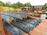 100 mm x 75 mm x 10 mm Mild Steel Angle Iron 1.965 Mtr - Used Painted Black