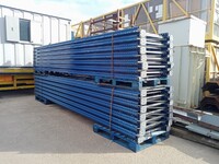 Stow Pallet Racking Upright Frame  6.250 Mtr High x 900 mm Wide  Used Grade 1  Blue  Industrial Steel Racking - Shelving - Storage - Not Dexion, Planned Storage, Stakrak or Link 51