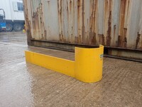 Used End of Rack /aisle Safety Barrier 1100mm Long / Pallet Racking / Protection / Guard - Right Side