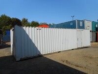 32ft x  10ft Grey Anti - Vandal Toilet Block 6+1 / Cabin / Welfare Container (ref 2959) -  Second Hand  - Toilet Block