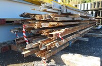 100 mm x 75 mm x 8 mm Mild Steel Angle Iron 8.125 Mtr - Used Painted