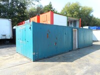 32ft x  10ft Turquoise Office Unit / Canteen / Cabin / Container (ref Sse17548) -  Second Hand  - Office