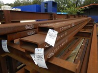 9.590 Mtr of 250 mm x 100 mm x  12.5mm Steel Box Section  ( Unused Stock Rusty )