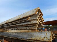 75 mm x 75 mm x 7 mm Mild Steel Angle Iron 2.500 Mtr - Used Stock Rusty