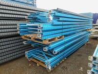 Dexion Pallet Racking Upright Frame  6.170 Mtr High x 1100 mm Wide  Used Grade 1/2  Blue  Industrial Steel Racking - Shelving - Storage - Not Redirack, Planned Storage, Stakrak or Link 51