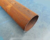 Steel Signpost / Fence Post / Flag Pole 4.000 Mtrs High 76.1 mm x 2 mm Steel Tube - Unused