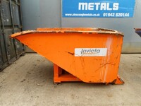 Invicta Iats-2d Tipping / Tippler Skip - 2000kg Capacity -  Used (ref 4)