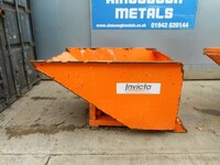 Invicta Iats-2d-orange Tipping / Tippler Skip - 2000kg Capacity -  Used (ref 8)
