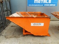 Invicta Iats-2d Tipping / Tippler Skip - 2000kg Capacity -  Used (ref 10)