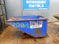 Invicta Iats-2d-blue Tipping / Tippler Skip - 2000kg Capacity -  Used (ref 13)