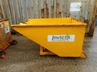 Invicta Iats-2d-yellow Tipping / Tippler Skip - 2000kg Capacity -  Used (ref 16)