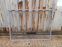 Pallet Racking Safety Back Guard  / Mesh Site Fence / Fencing Panel Grey - 1500mm x 1100mm - Mesh - Used