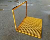 Hinged Grate And Frame 900mm x 1200mm  For Ockwells Stairwell Hatch & Platform System   - Used