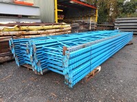 Dexion  Pallet Racking Upright Frame  7.165 Mtr x 1100 mm With Feet Used Grade 2  Blue  Industrial Steel Racking - Shelving - Storage - Not Redirack, Link 51, Planned Storage, or Stakrak