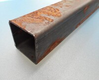 2.500 Mtr of 40 mm x 40 mm x  2.5 mm Steel Box Section  ( Surplus )