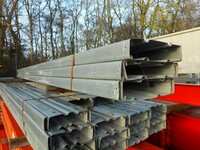 Used Galvanised c Purlins 300mm x 66mm - 4.385 Mtr Length - Cladding Purlins - Mezzanine Floor Purlins