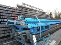 Dexion Pallet Racking Upright Frame  5.950 Mtr High x 900 mm Wide With Feet Used Grade 2  Blue  Industrial Steel Racking - Shelving - Storage - Not Redirack, Planned Storage, Stakrak or Link 51