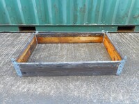 Used Timber Pallet Collar 1200mm x 1000mm Flat Packed / Fixed Bracket / Raised Flatbed / Allotment / Garden / Rustic