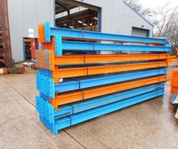 Dexion Heavy Duty Pallet Racking Cross Bar  3.590 Mtr  125 mm x 65 mm Blue Channel  Used   Industrial Steel Racking - Not Link 51, Redirack, Planned Storage, or Stakrak