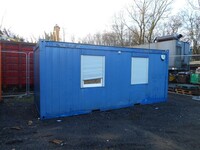 20ft x  8ft Blue ex Ctx Unit / Converted Office / Store / Cabin / Container -  Second Hand  - Office