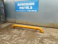 Used Truck Stop / End of Aisle Barrier / Hgv / Loading Bay Bumper / Barrier 2490mm Long - Yellow