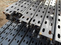 Used Link 51 Upright Single 3.600mtr Dark Grey no Foot - Racking - Industrial Steel Racking - Shelving - Storage - Not Redirack, Dexion, Planned Storage, Bito or Stakrak